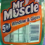 Mr Muscle glass cleaner