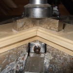 frame mitred joints on underpinner