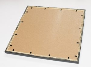 Using Tabs & Point Drivers to Secure Frame Backing Board