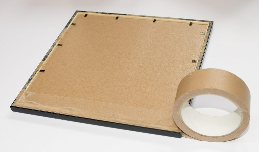 How To Attach Backing Paper To Frame at Bridgette Reyes blog